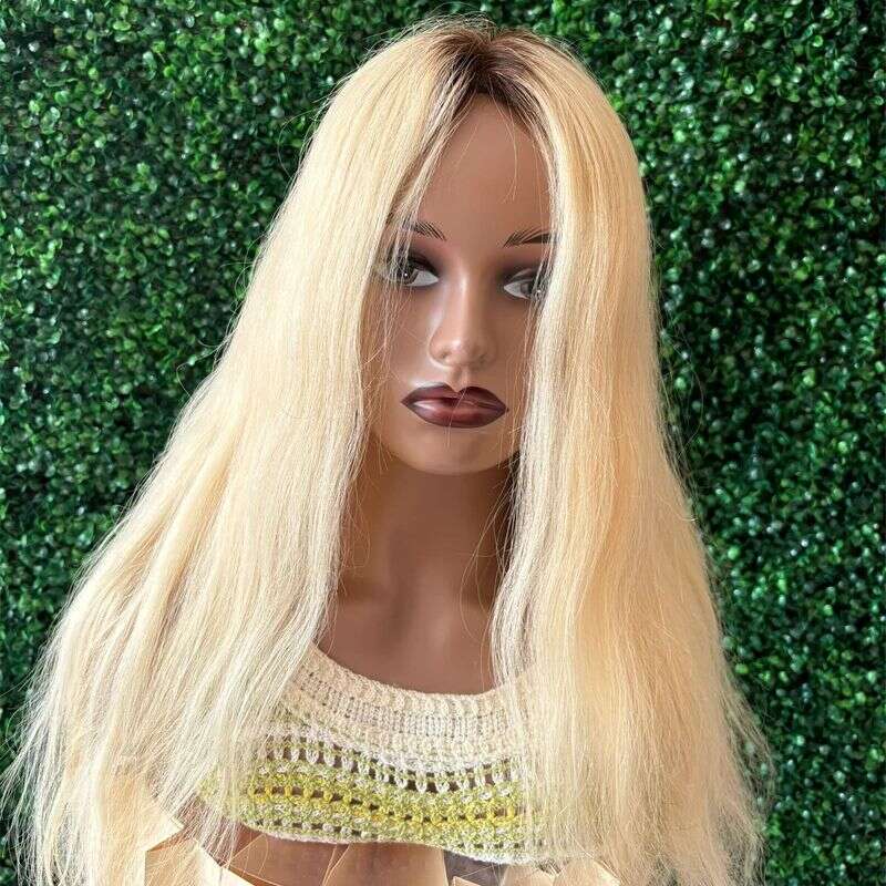 13X4 Ash Blonde Lace Front Wig Synthetic Wigs For Women Long Straight Light Blond Frontal Glueless Natural Haire Daily Party