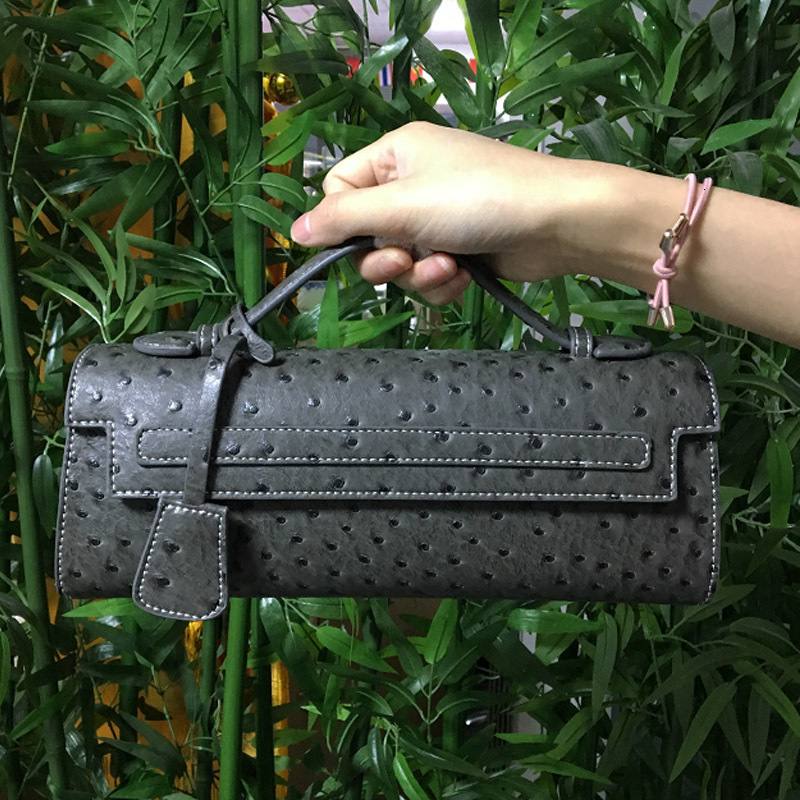 Hot Brand Design Ostrich/Snake Print Women Bag Handbag Ladies Fashion Brands Women's Long Handbags Shoulder Bags