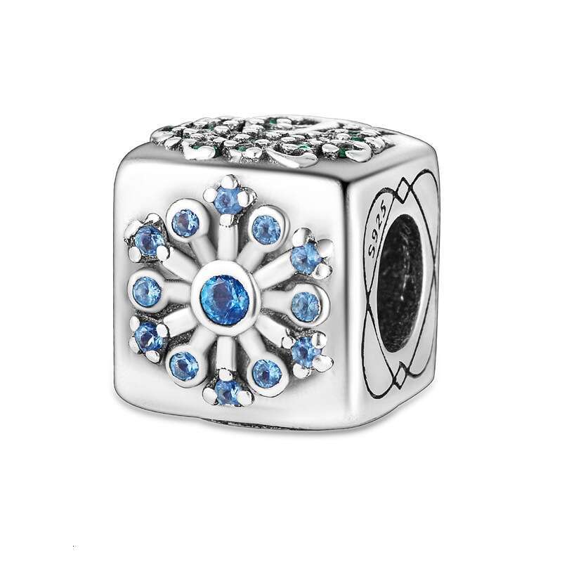 New snowflake Pendant Beads 925 Sterling Silver Charm Fit Charms Silver 925 Original Bracelet Necklaces DIY Jewelry Making For women Gifts