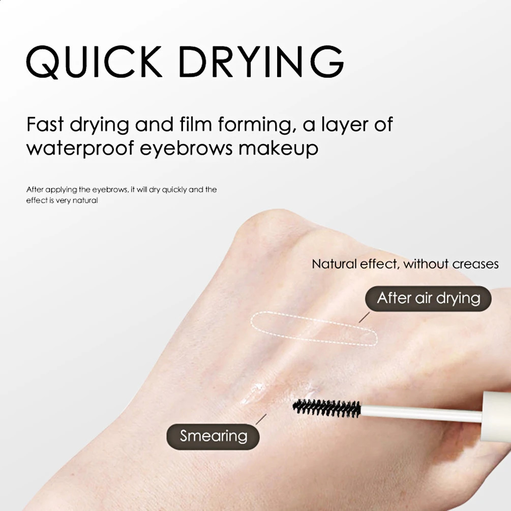 Waterproof Eyebrow Styling Wax Makeup Quick-drying Lasting Brow Pomade Setting Cream Natural Wild Eyebrow Sculpt Soap Cosmetics 240914