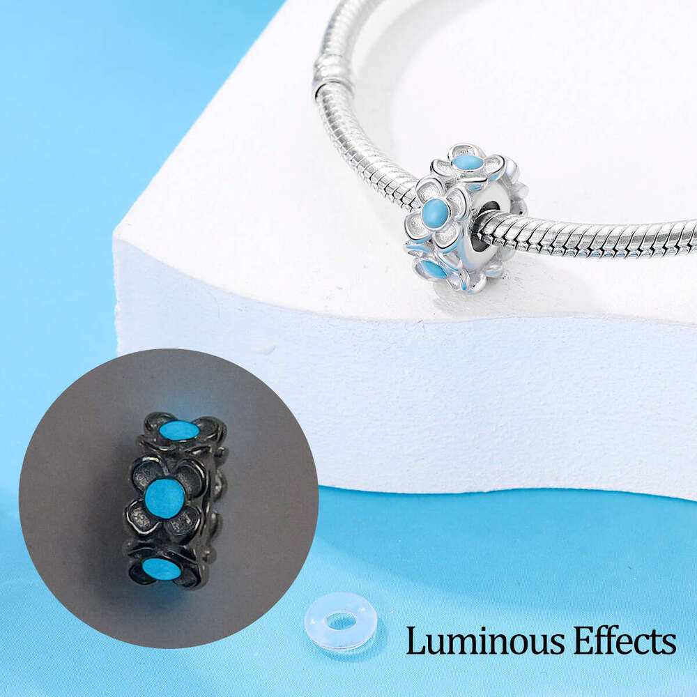 New 925 Sterling Silver Charm Flower Snowflake Starlight Safety Buckle Beads Fit Charms Silver 925 Original Bracelet DIY Jewelry Making For women Gift