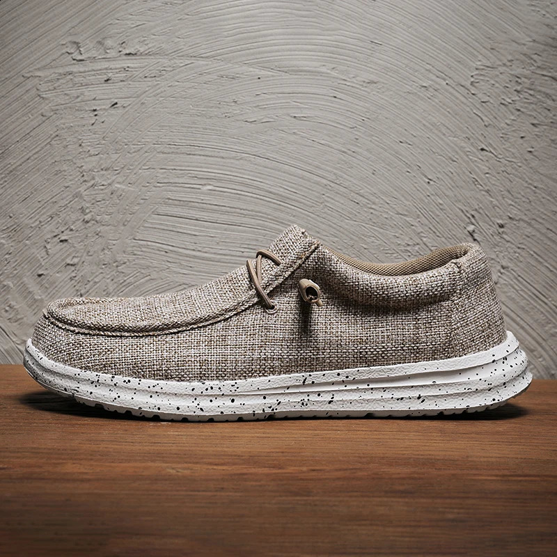 Men Shoes Soft Slip on Loafers For Men Moccasins Male Driving Shoes Classics Canvas Sneakers 240909