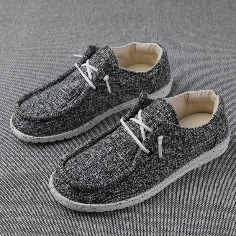 Plus Size Mesh Breathable Slip-On Men's Casual Shoes for Comfort Walking aaa8