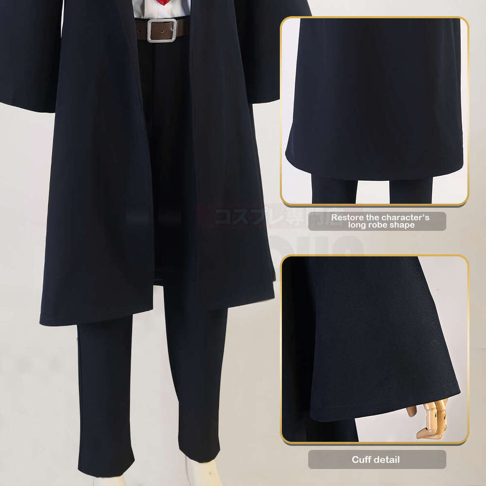 HOLOUN Mashle Anime Mash Lance Dot Finn Lemon Cosplay Costume Wig Cloak Cape Shirt Pants Skirt Tie Halloween