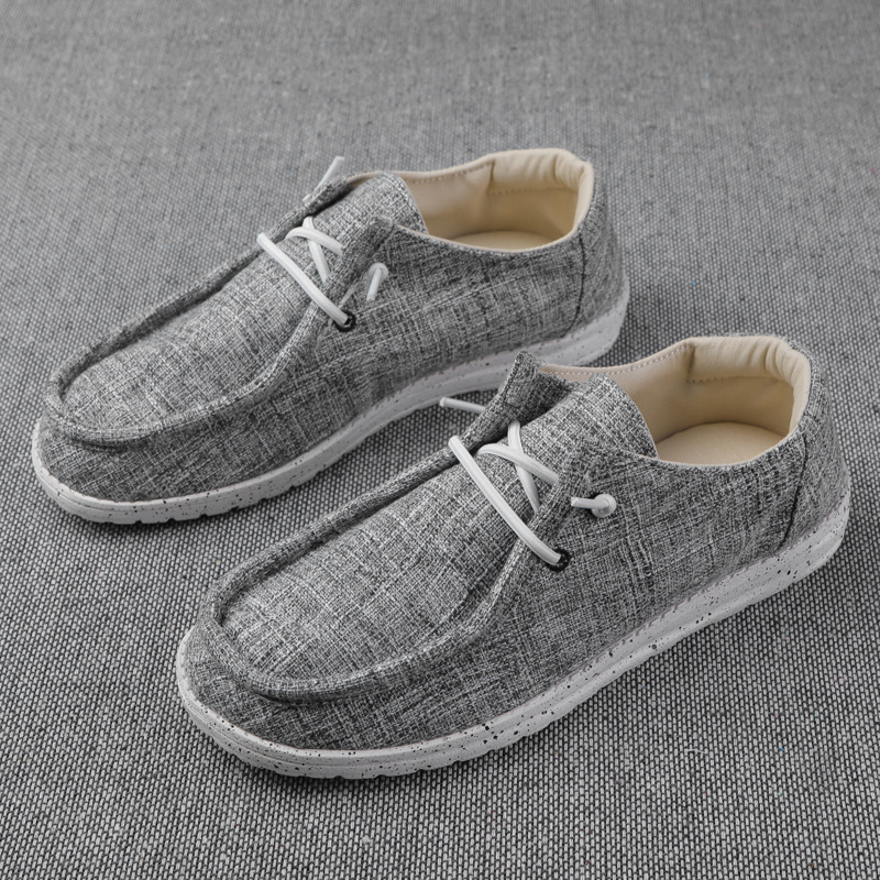 Plus Size Mesh Breathable Slip-On Men's Casual Shoes for Comfort Walking aaa8