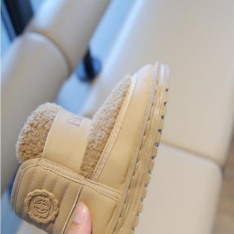 Children's Thick Fleece Snow Boots - Unisex Winter Edition with Warm Material for 2024