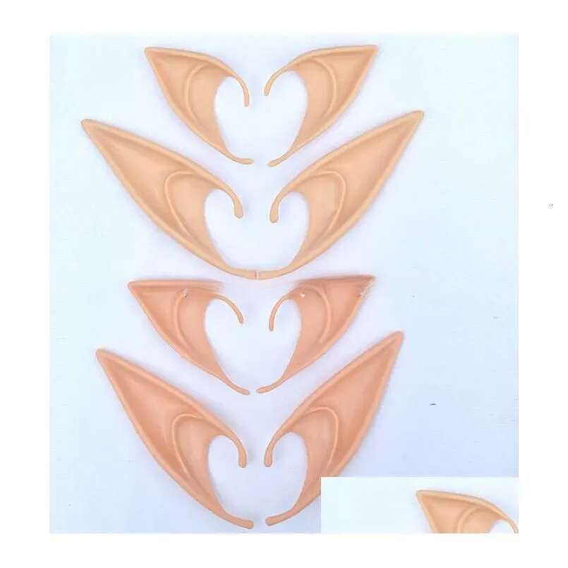 Party Mas Elf Ear Halloween Fairy Cosplay Accessores Vampire Mask For Latex Soft False 10Cm And 12Cm Sn961 Drop Delivery Home Garden Dhjng JJ