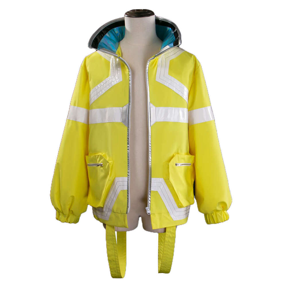 HOLOUN Game Anime David Martinez Cosplay Costume Jacket Pants T-Shirts Black Wig Rose Net Synthetic Fiber Party Halloween