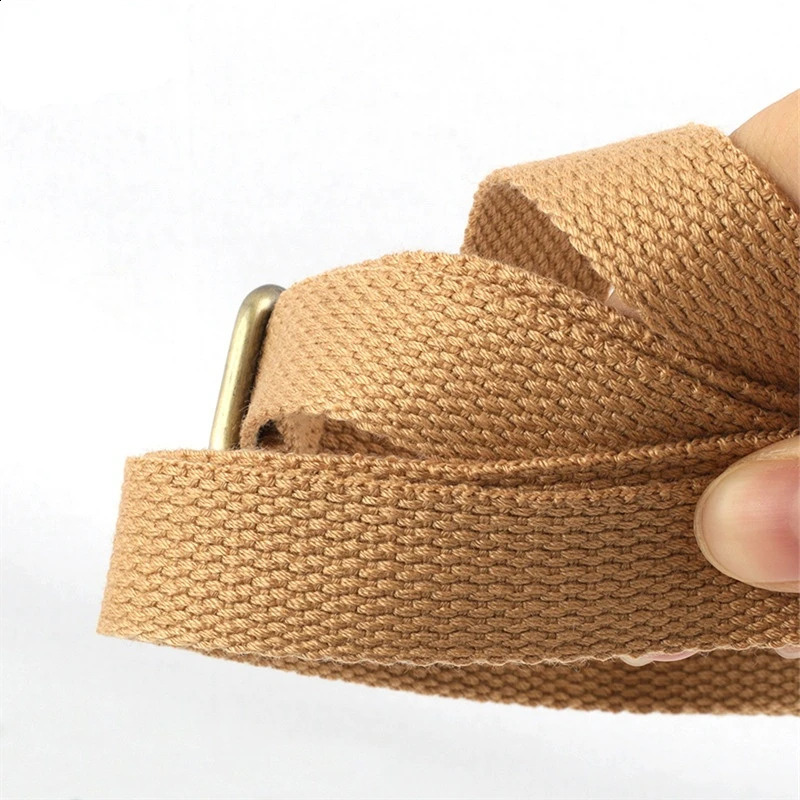 65-120cm Bag Strap Solid Color DIY Canvas Straps Adjustable Crossbody Bag Accessories Replacement Laptop Camera Shoulder Strap 240909