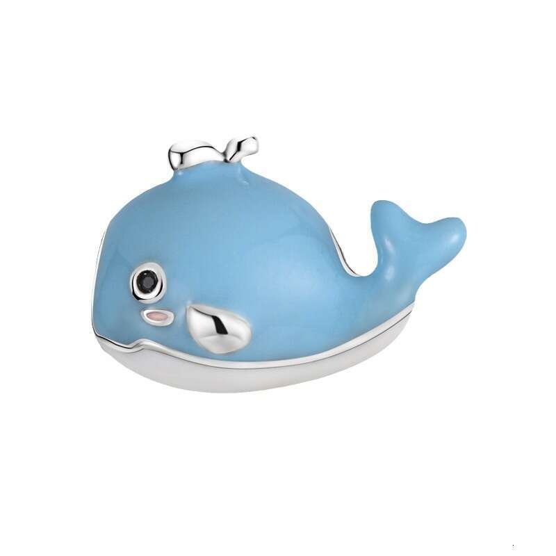 925 Sterling silver Shell Charms Ocean Wind Dolphin Whale Pendant Beads Fit Original Bracelet DIY Bracelet Necklace