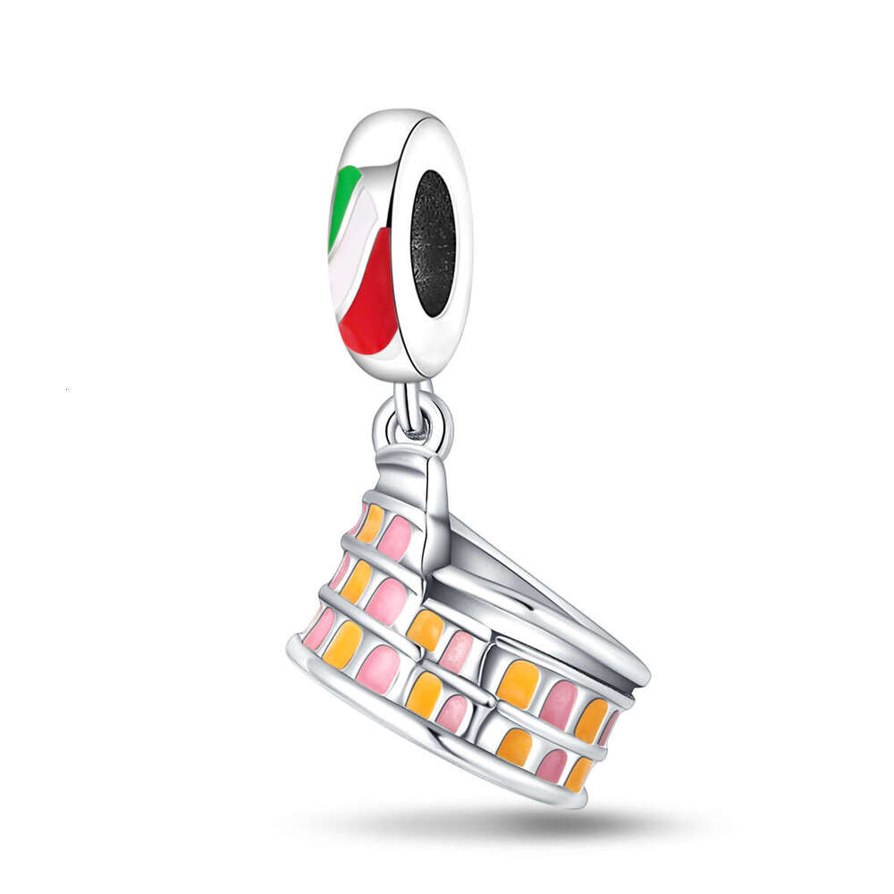 New 925 Sterling Silver Pendant Charm Architectural Series Romantic Cape Lighthouse Bead Fit Charms Silver 925 Original Bracelet DIY Jewelry Making Fo