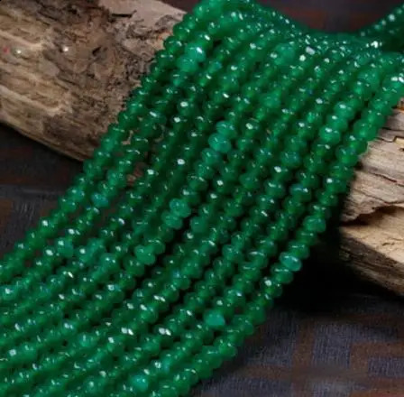 2x4mm natural Ruby facing bead Necklace 7 rows 17 -23 available in red blue white green yellow 240914