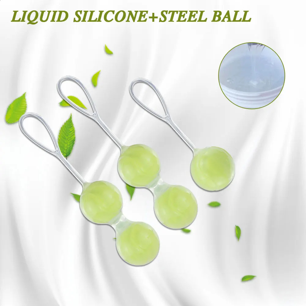 3 Pcs a Set Kegel Balls for Women Vaginal Tightening Exercise Ball Pelvic Floor Exercise Kegel Waterproof Silicon Kegel Ball 240904