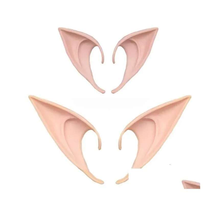 Party Mas Elf Ear Halloween Fairy Cosplay Accessores Vampire Mask For Latex Soft False 10Cm And 12Cm Sn961 Drop Delivery Home Garden Dhjng JJ