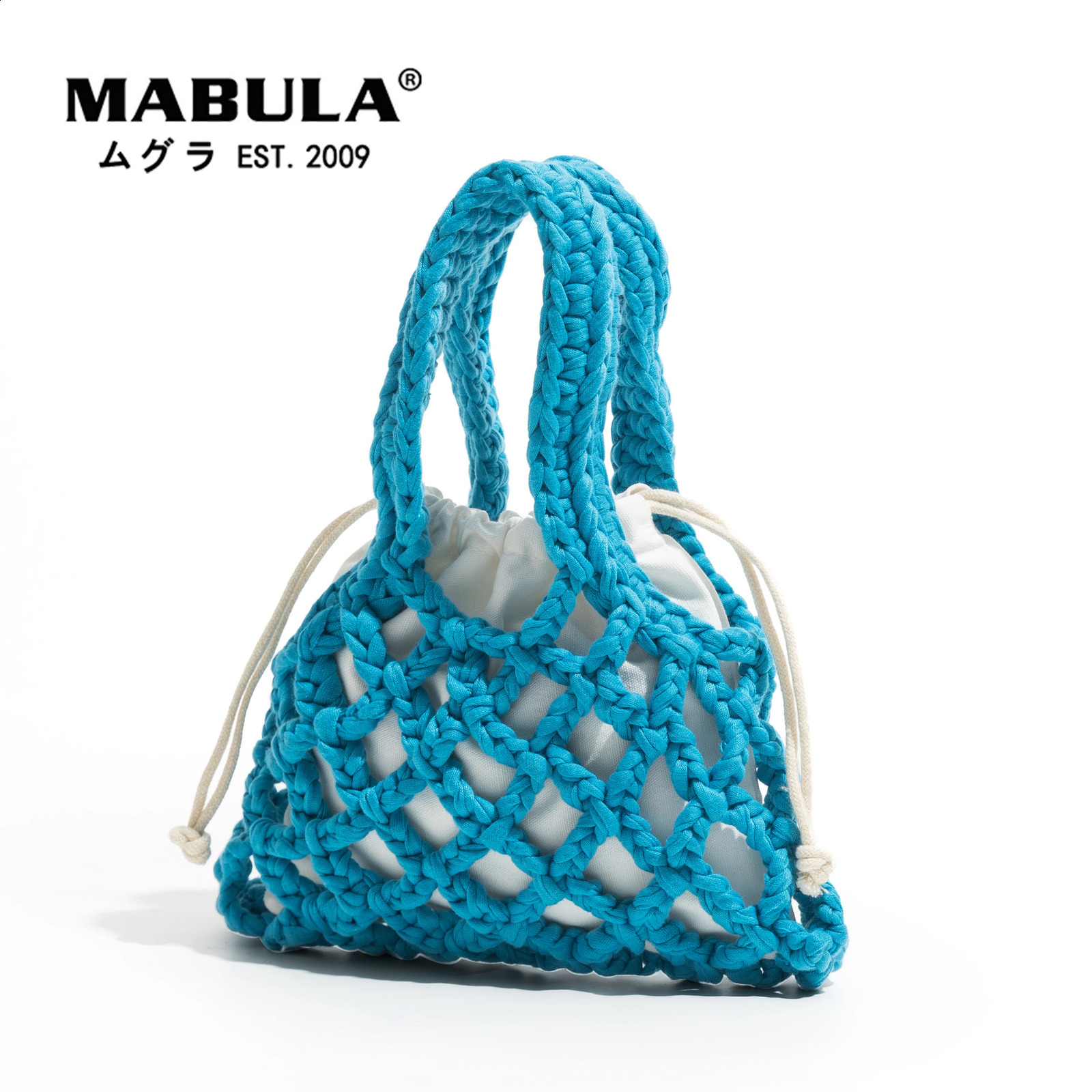 Elegant crochet woven handbag beach wallet y cotton handmade summer travel small mobile phone bag 240913