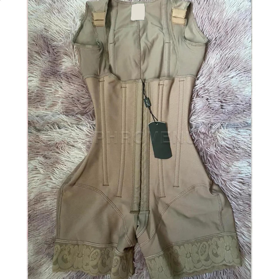 Fajas Colombia high compression weight loss suit with bone waist trainer body shaping surgery hip lift body shaping device 240913