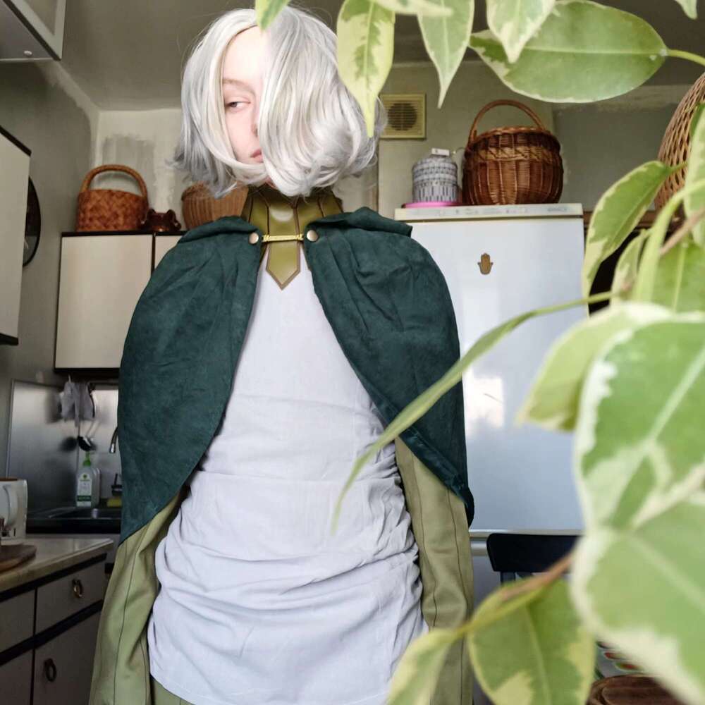 HOLOUN Delicious In Anime Mithrun Cosplay Costume Cloak Dress Tops Outfits Cos Convention Halloween Christmas Gift