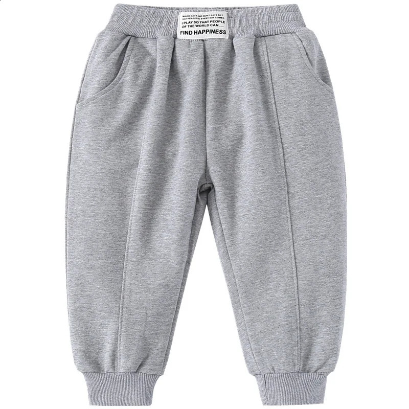 Autumn Children Boy Jogger Pants Cotton Letter Sticker Little Boys Sports Pant Loose Korean Casual Kids Baby Boy Sweatpants 240906