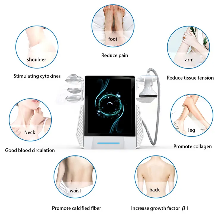 Non Invasive High Power Electromagnetic Focused Shock Wave Pain Relief Erectile Dysfunction Ems Muscle Pain Relief Therapy Device