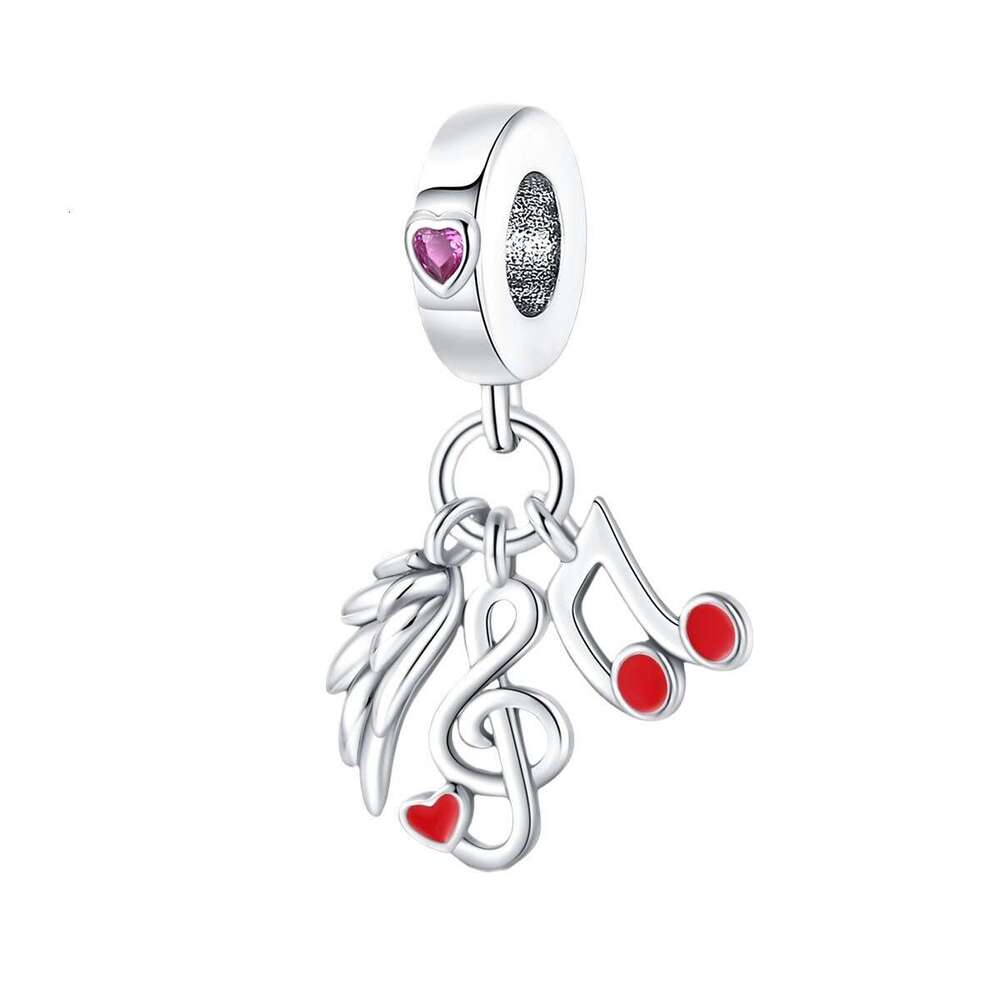New 925 Sterling Silver Charm Guitar Talisman Beads pendant Fit Charms Silver 925 Original Bracelet DIY Jewelry Making For women Gifts