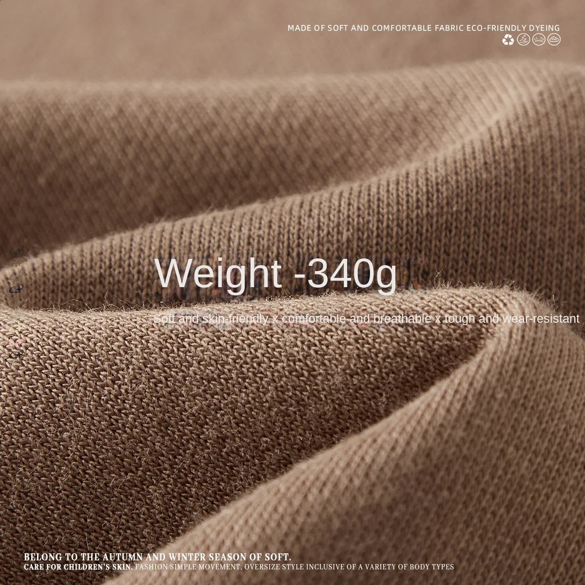 Autumn Kids Sweatpants Casual Sport 340G Terry Cotton Elastic Waist Teens Boys Girls Track Pants Cozy Soft Drawstring Trousers 240906