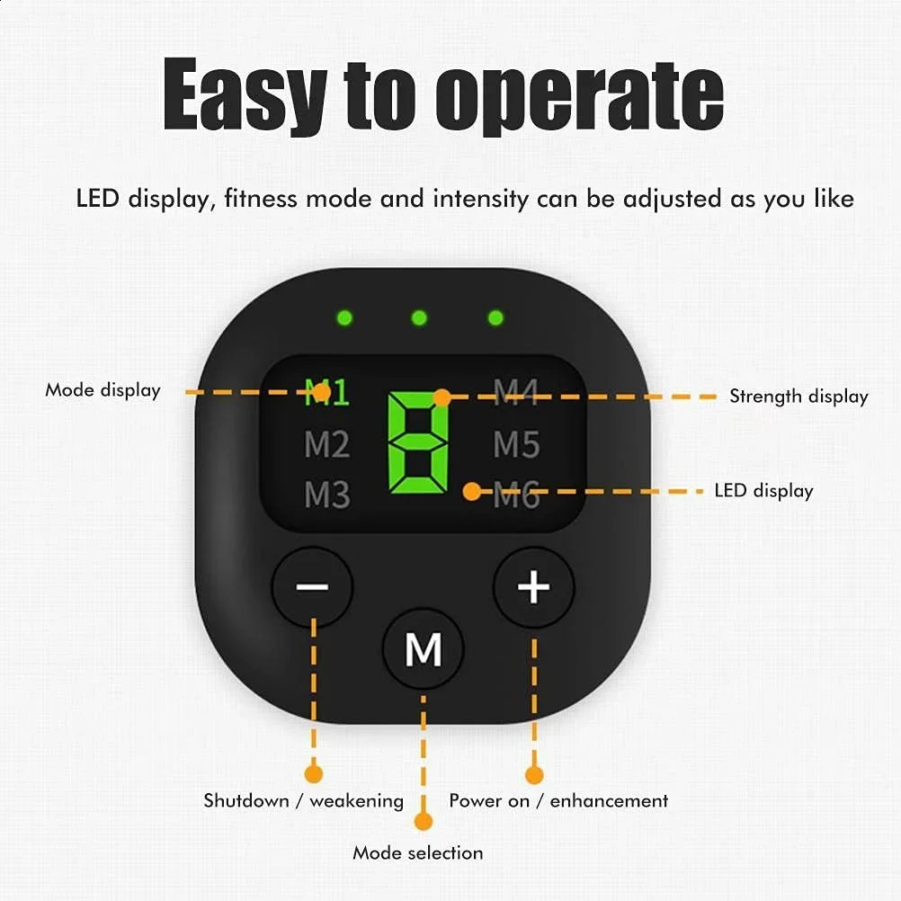 EMS Muscle Stimulation Massage Pants Leg Shaping Shorts Intelligent Slimming And Leg Slimming Yoga Pants USB Charging 240906