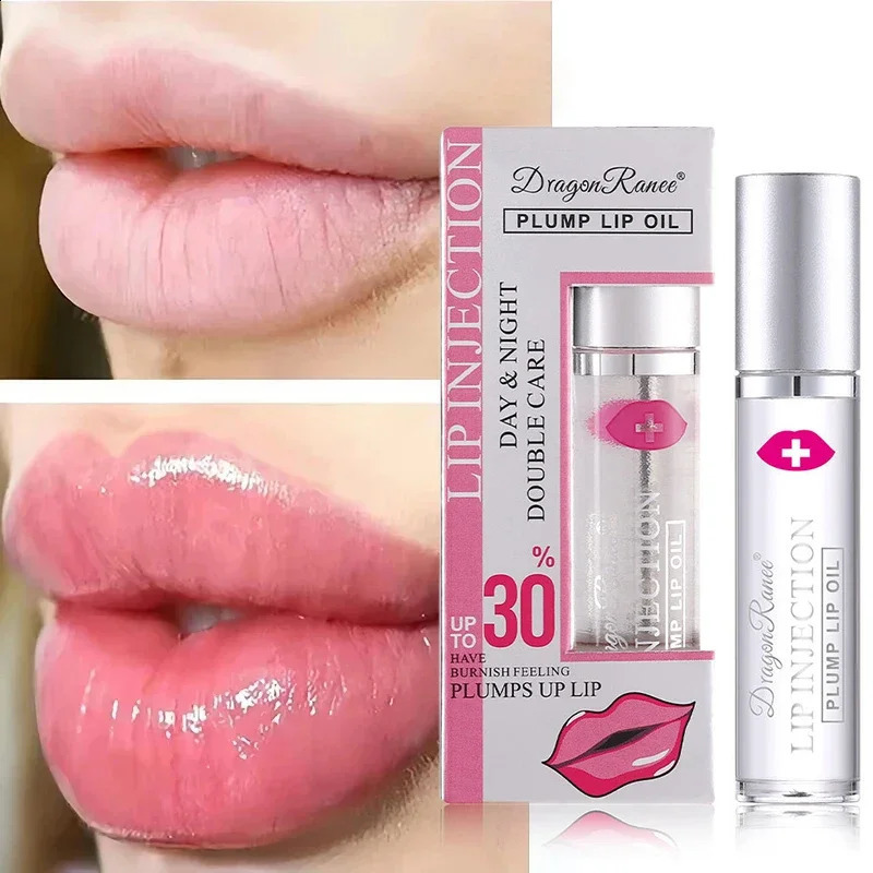 Instant Volumising Lip Plumper Oil Enhancer Gloss Plumping Serum Moisturizing AntiWrinkle Lipstick Sexy Care Makeup 240911