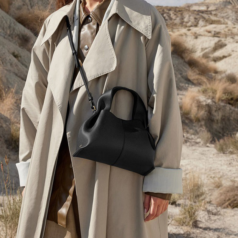 For 2024Clouds Crossbody Women, Faux Leather Retro French Handbag, Casual PU Hot Shoulder Bag Women, Handbag,