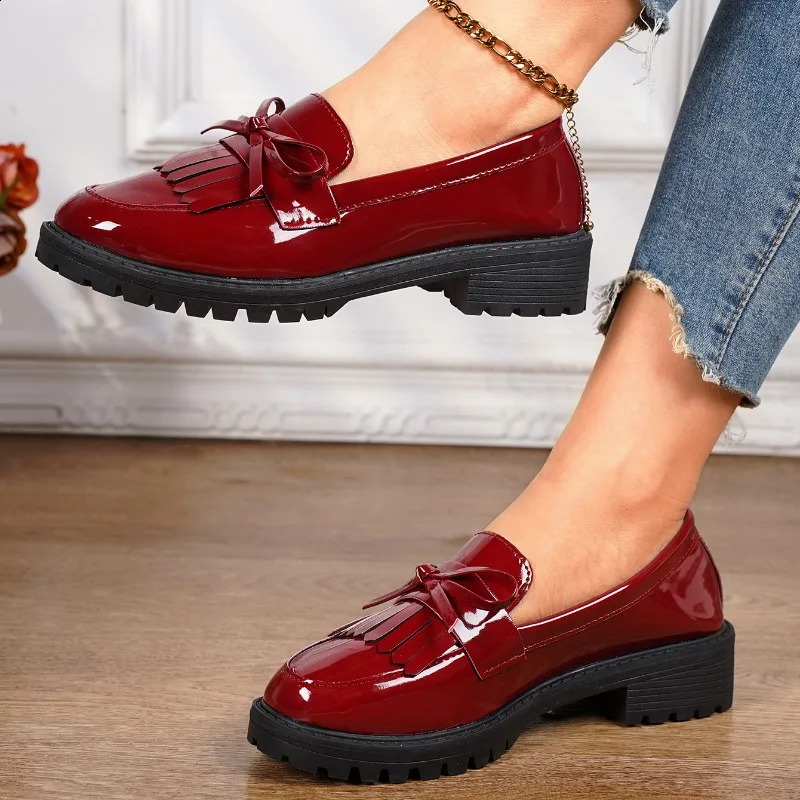 2014 Summer Womens Simple Solid Color Fashion Round Toe Mary Shoes PU Leather Outdoor Leisure Office Womens High Heels 240914
