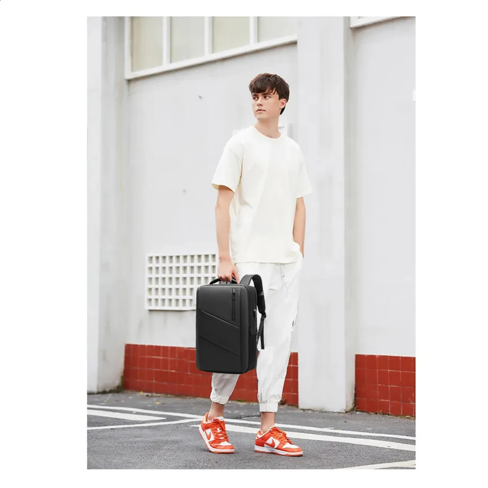 XOKY Business School Expandable USB Bag Fashion Large Capacity Laptop Waterproof Travel Backpack 2101 240913 7c28 4