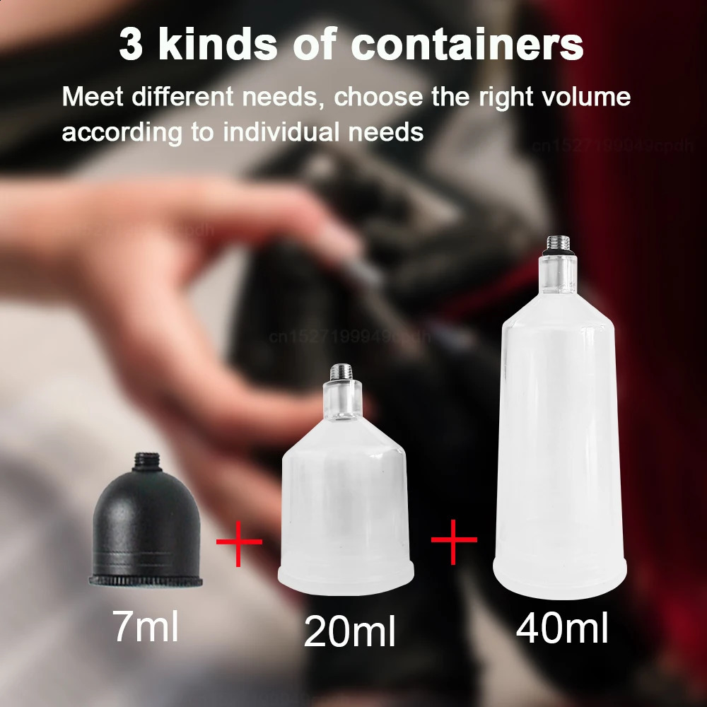 Spray gun nail portable mini air brush with compressor kit used for nail art processing craft pastry painting nano spray gun 350Kpa 240914