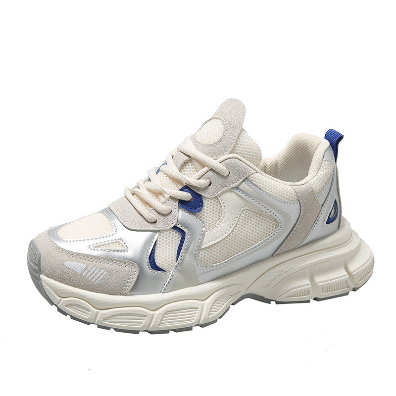 Women Sports Thick Sole Clunky Shoes Mesh Breathable Sneakers Versatile fashion