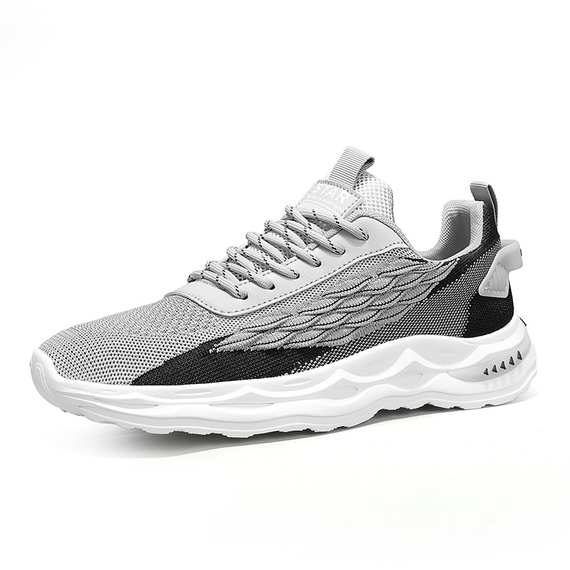 Men's Running Shoes: Breathable Sports Sneakers for Trendy, Versatile 2024 Style f6b9