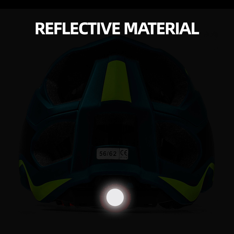 BATFOX MTB Cross Country Bike Men's Light Safety Mountain Bike Helmet Lightweight