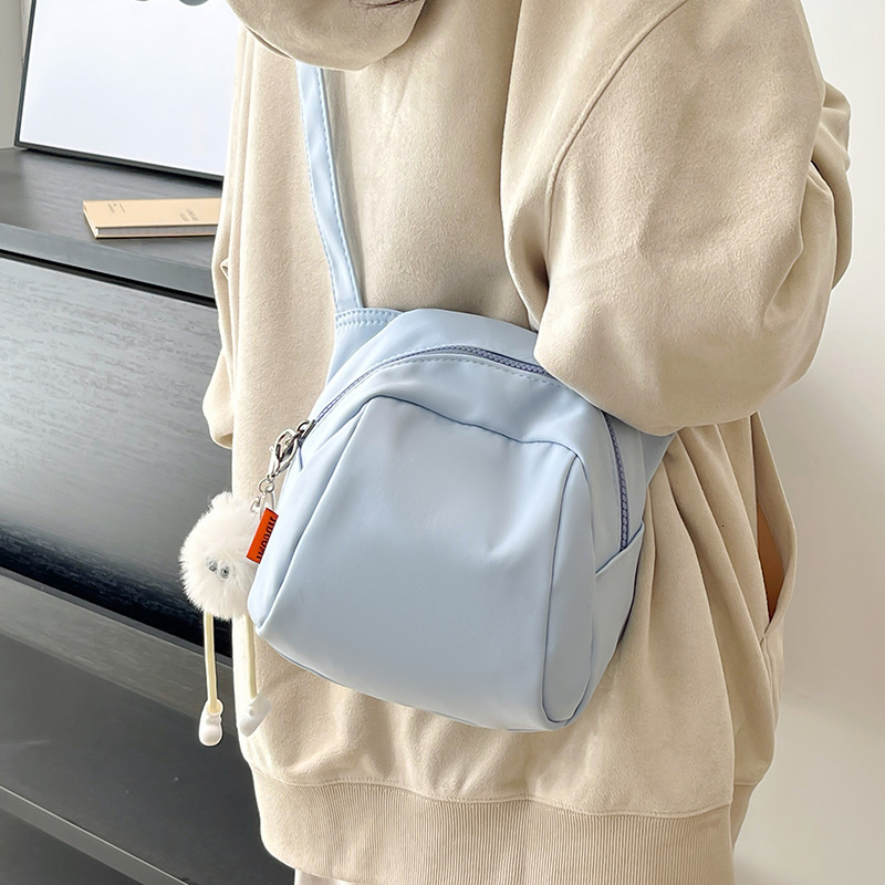 Casual Crossover Fresh And Simple Women's Shoulder Bag Solid Color Shoulder Bag New Women's White Fashion Small Bag Designer Crossbody Bag