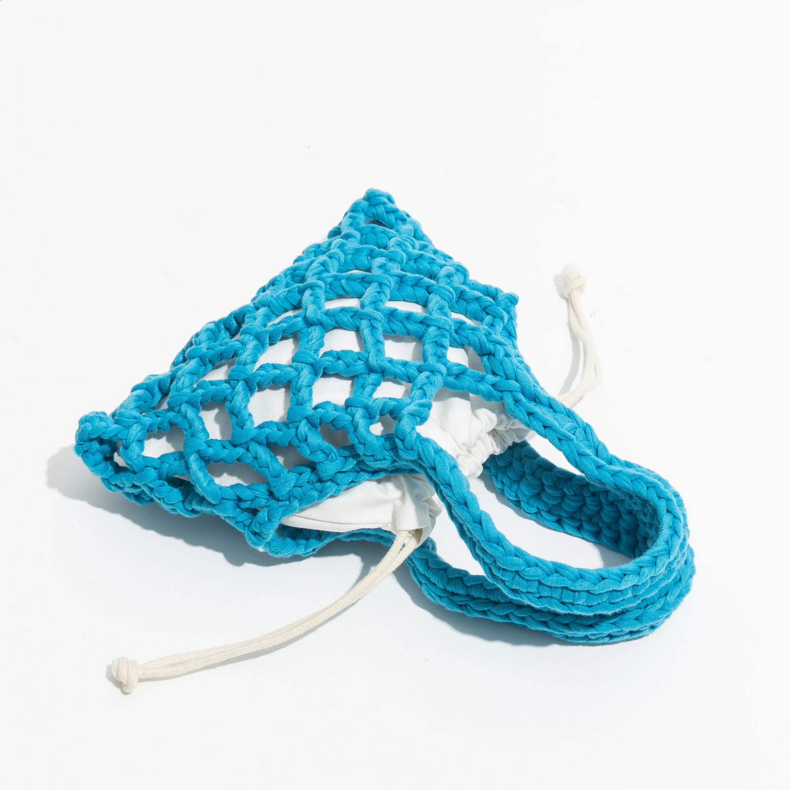 Elegant crochet woven handbag beach wallet y cotton handmade summer travel small mobile phone bag 240913
