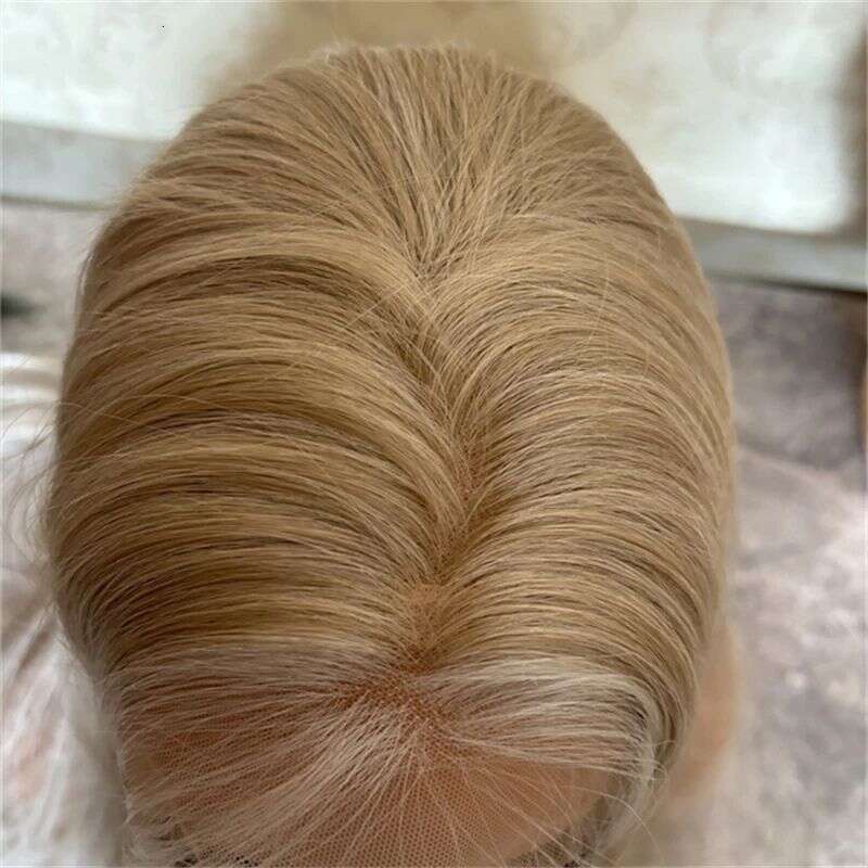 Pre Plucked Lace Front Ash Ombre White Blonde 180 Density Haire Soft Wigs For Women Synthetic Hair Wig