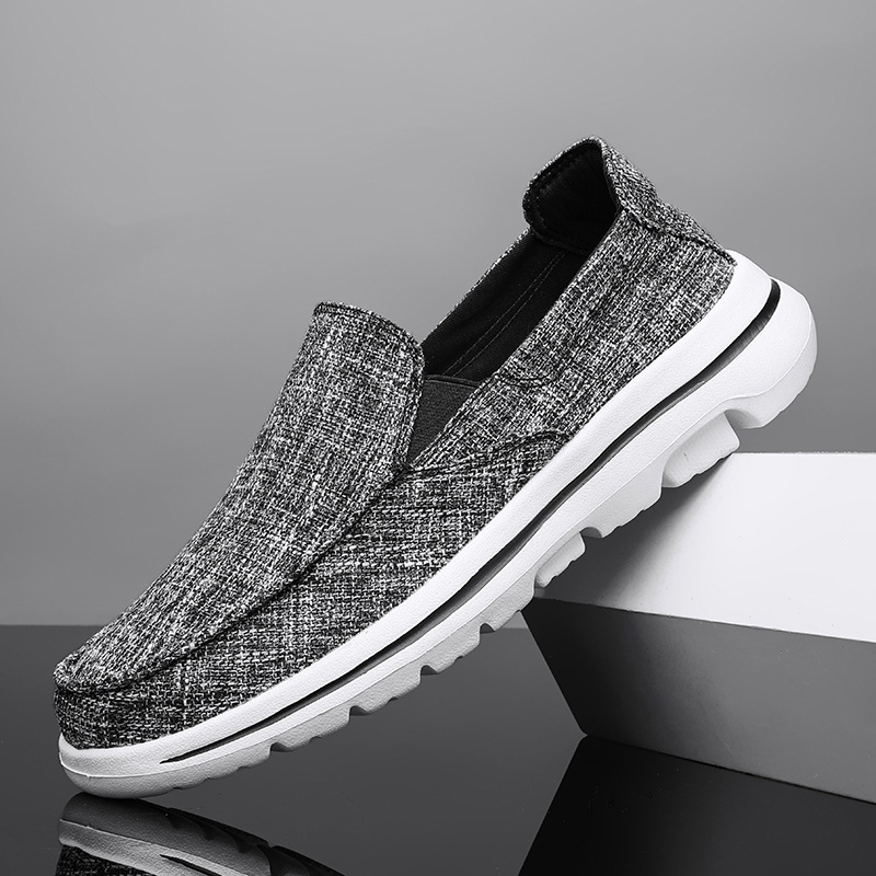 Casual Men's 2024 Breathable Comfort Driver Shoes, Simple Flat Bottom Design ebfd