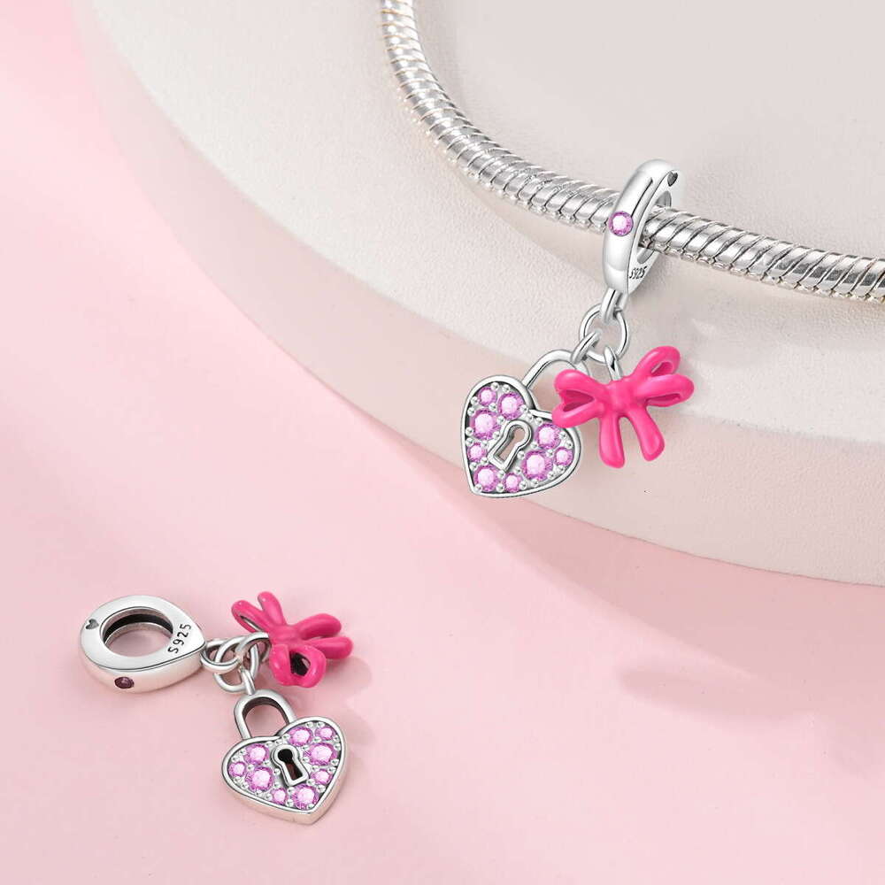 925 Sterling silver Self designed Charms Pendant Fit bracelet DIY jewelry accessories bracelet