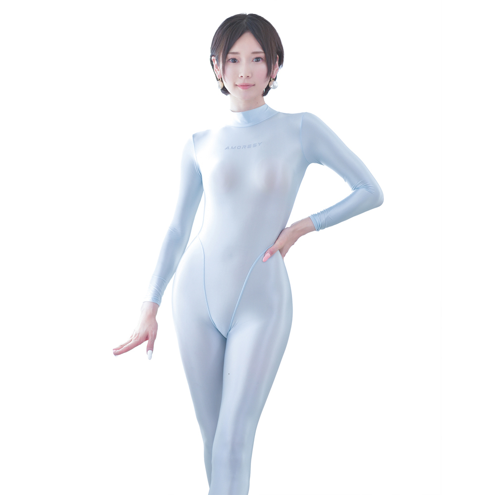 AMORESY Athena Series Ultra-Thin Diving Tight Fitting Japanese One-Piece Compeve Hot Spring Semi-Sheer Swimsuit Jumpsuit