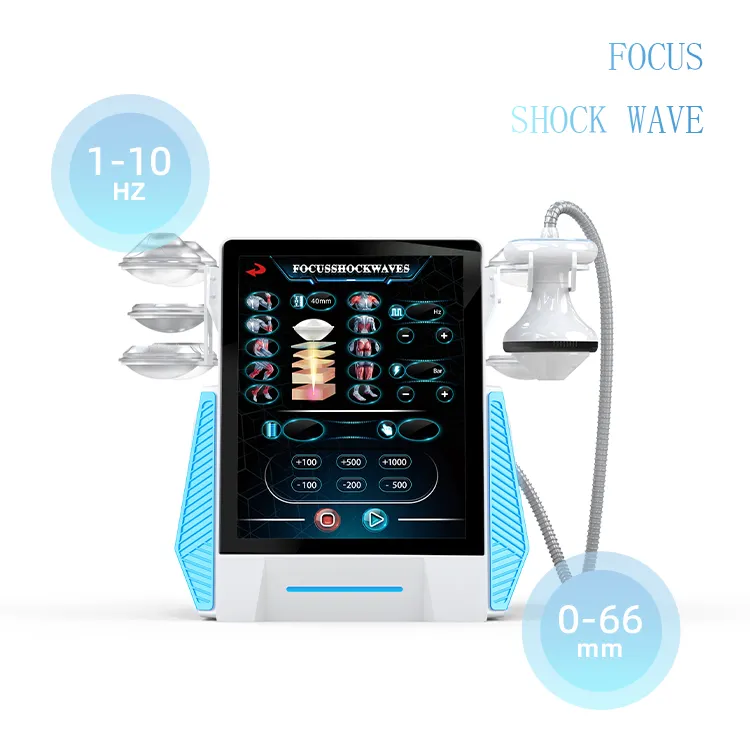 Non Invasive High Power Electromagnetic Focused Shock Wave Pain Relief Erectile Dysfunction Ems Muscle Pain Relief Therapy Device