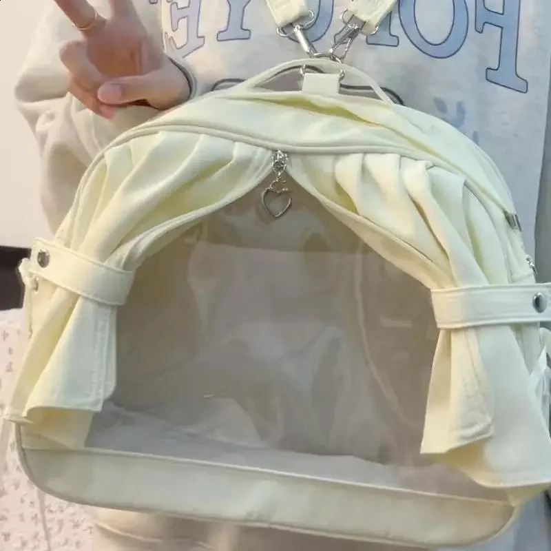 Miyagawa Japanese Niche Fold Student Sweet Pain Bag Fashion Korean Backpack Edition 240912
