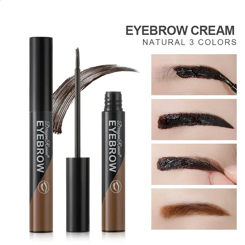 Black Brown Peel-off Eyebrow Gel Tint Makeup Waterproof Lasting Eye Brow Enhancers Liquid Gel Tear Wear Easy Natural Brow Tattoo 240914