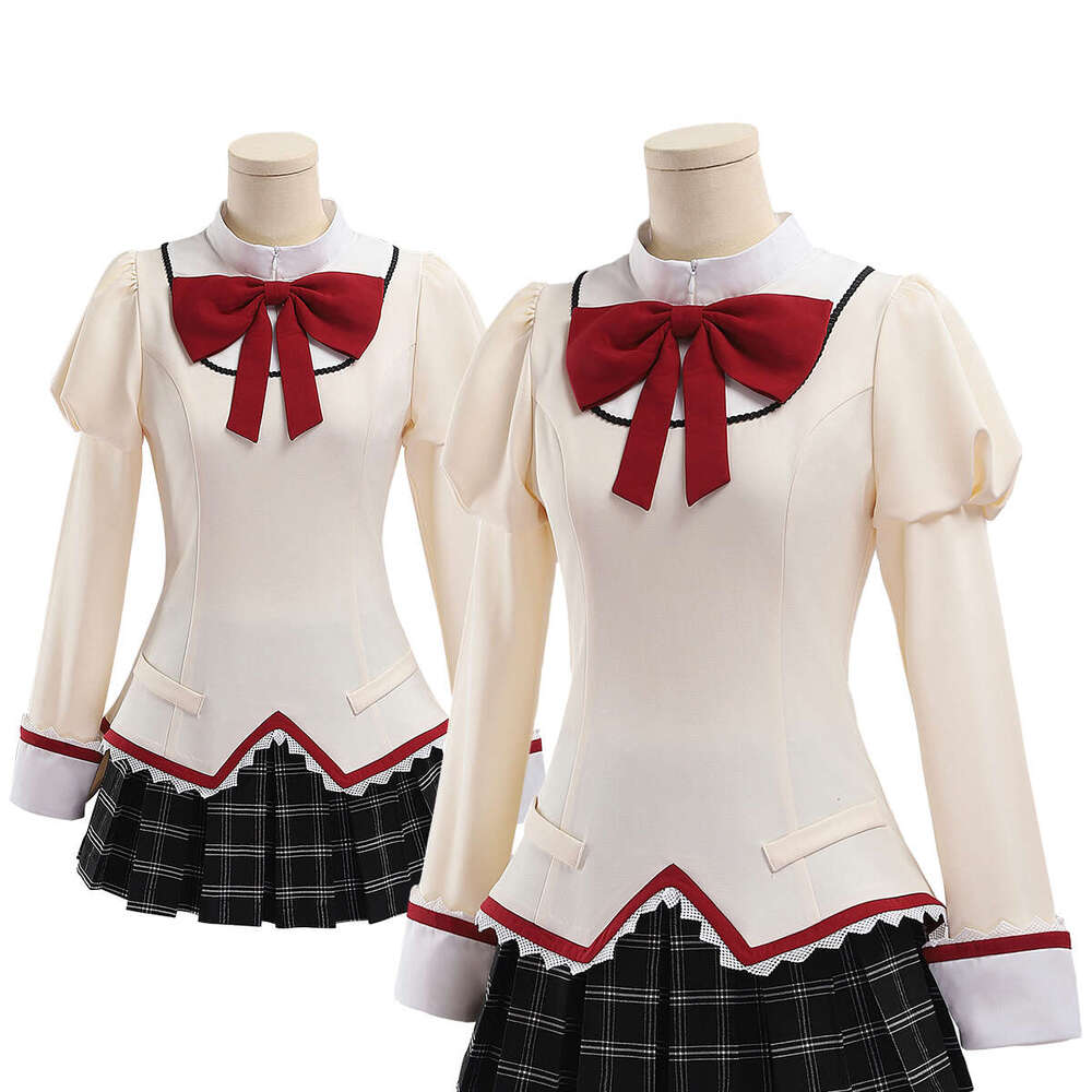 HOLOUN Puella Magi Magica Anime Kaname Madoka Cosplay Costume Jk Skirt Akemi Homura Tomoe Mami Miki Sayaka Sakura Kyoko