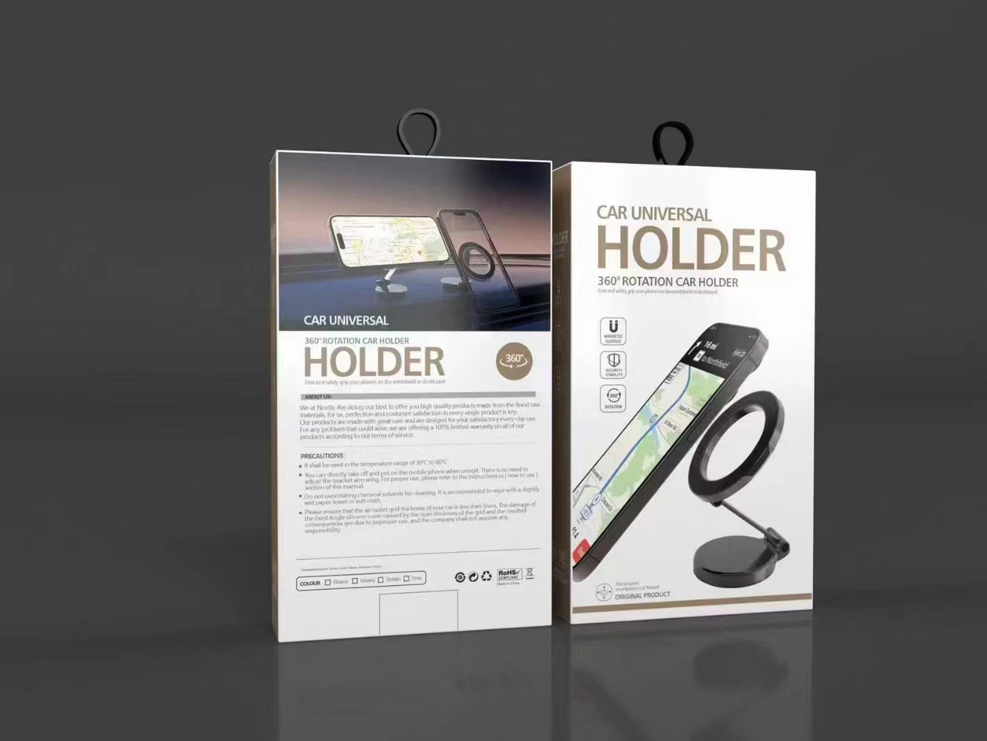 360 Degree MagSafe Car Mount Fold Magnetic Phone Dashboard Holder Universal Stand Mobile Phone Clip For iPhone 15 14 13 12 pro max huawei samsung xiao