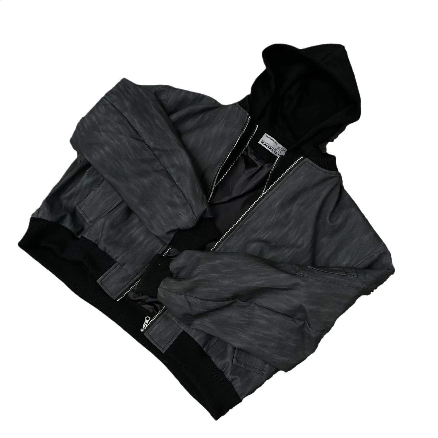 UMI MAO American Retro Work Jacket Mens 2024 Spring Autumn Two-piece Hooded Leather Jacket Top 240905
