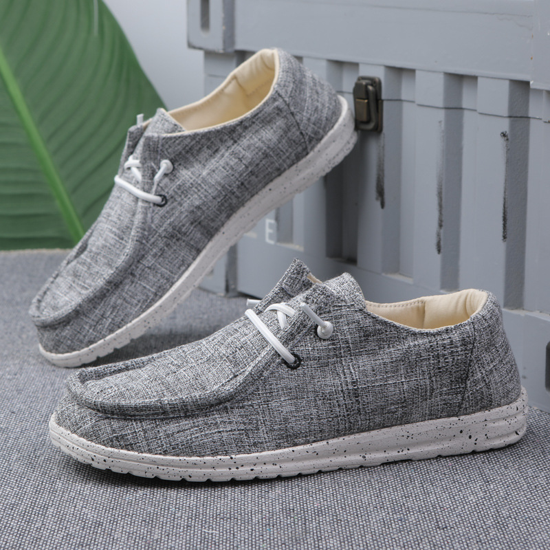 Plus Size Mesh Breathable Slip-On Men's Casual Shoes for Comfort Walking aaa8