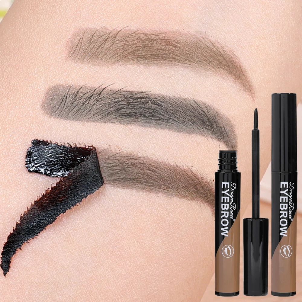 Black Brown Peel-off Eyebrow Gel Tint Makeup Waterproof Lasting Eye Brow Enhancers Liquid Gel Tear Wear Easy Natural Brow Tattoo 240914