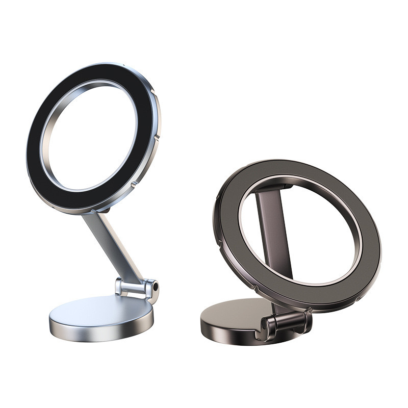 360 Degree MagSafe Car Mount Fold Magnetic Phone Dashboard Holder Universal Stand Mobile Phone Clip For iPhone 15 14 13 12 pro max huawei samsung xiao