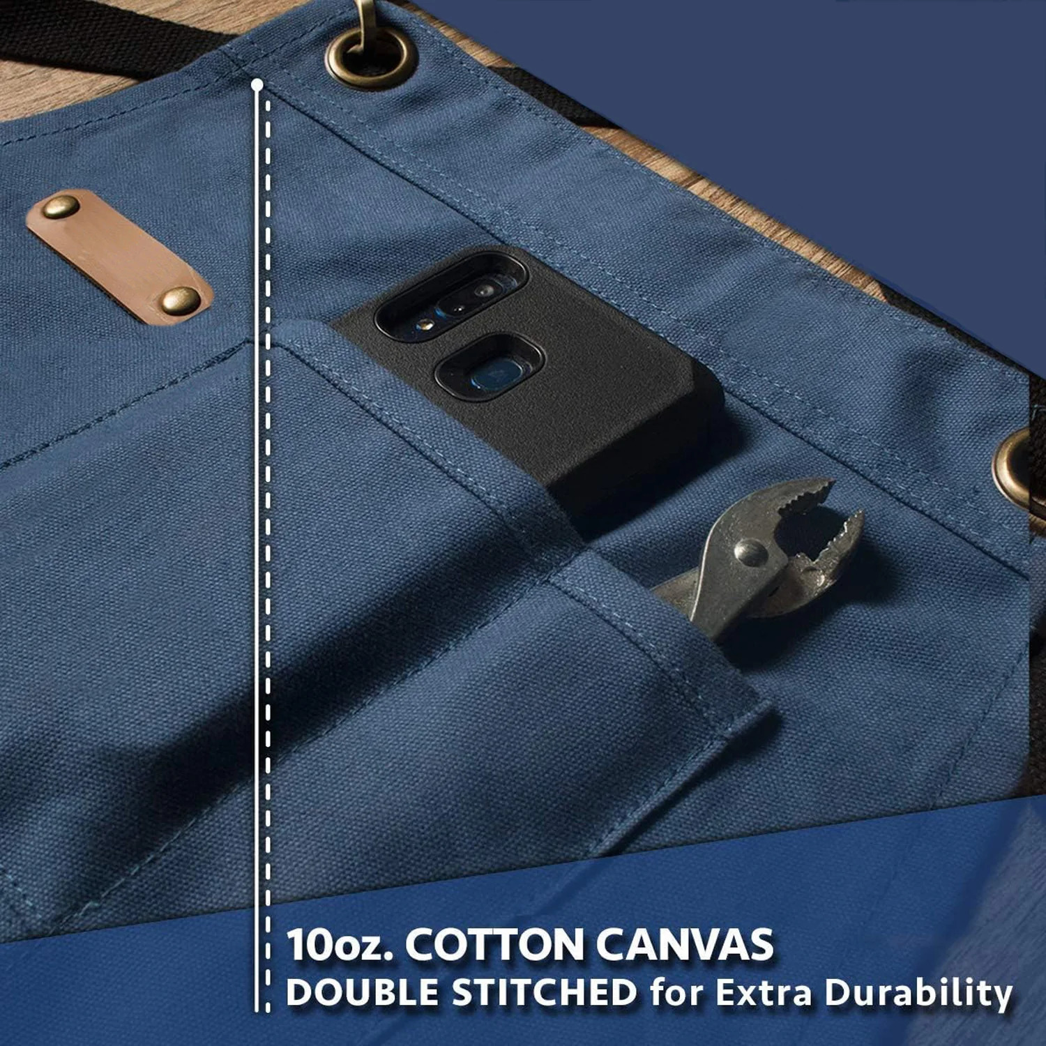 Woodworking Shop Canvas Kitchen Apron Fully Adjustable Comfortable and Suitable for Men Sizes S to XXL 240913